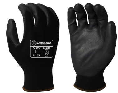 Armor Guys Duty Working Gloves Black Color