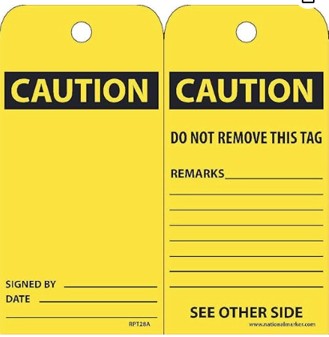 Caution Do Not Remove This Tag