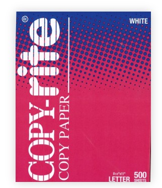 Copy- Rite White Paper 8 1/2" X 11'
