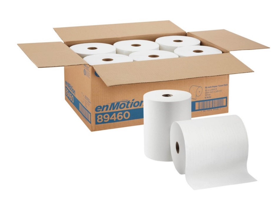 White Enmotion 89460 Roll Towel 10*800