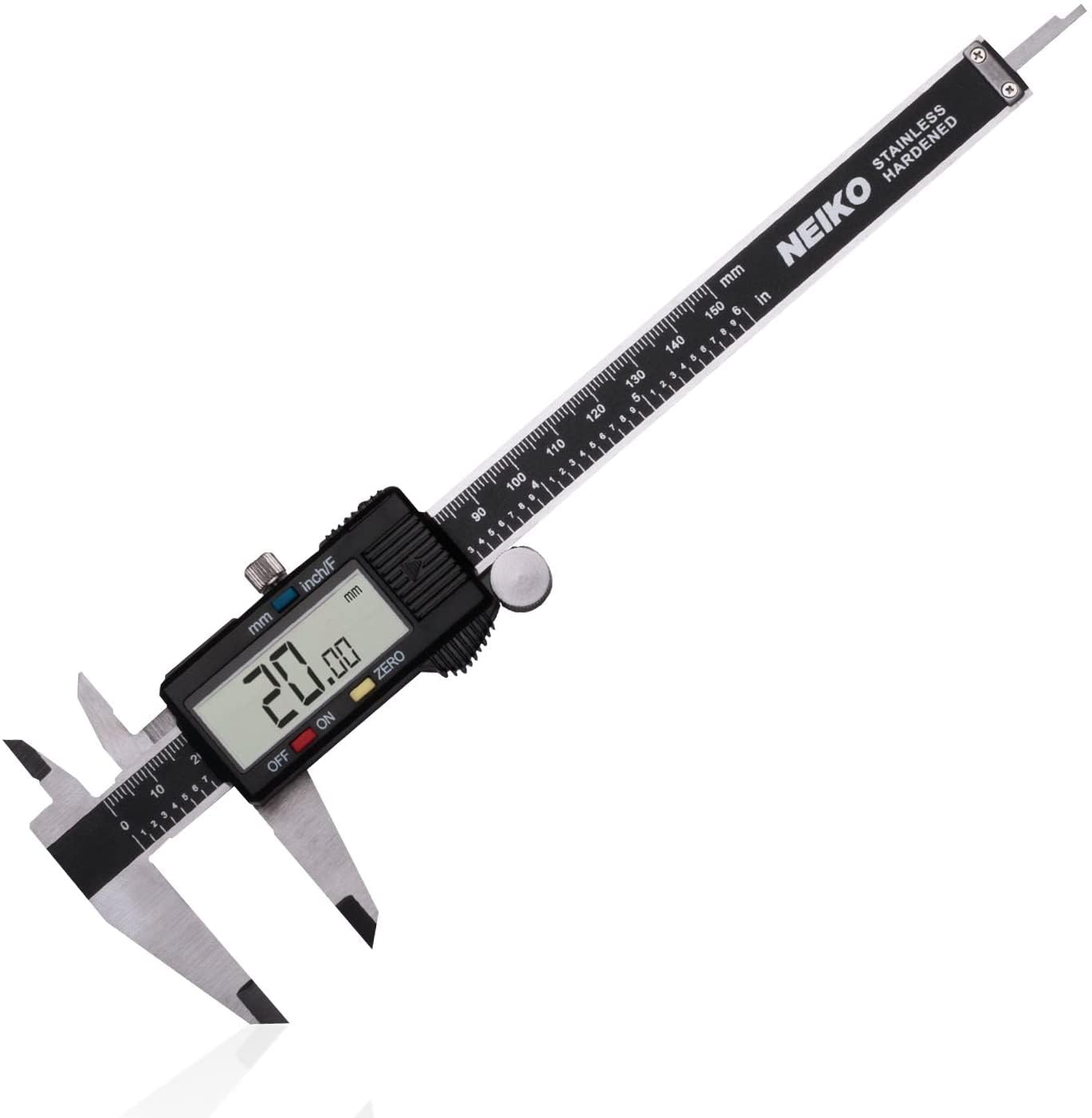 Neiko Stainless Steel Digital Caliper 6 Inch Length