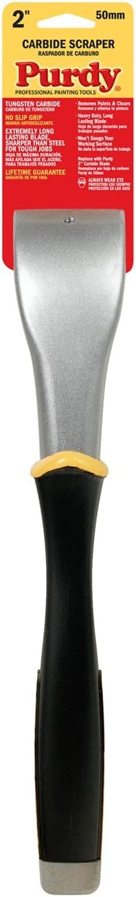 Purdy 144900220 Surface Prep Tool Premium Carbide Scraper 2 Inch