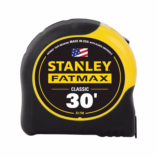 Stanley Fat Max Tape 30 Ft