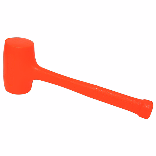 Stanley 57-534 52-Ounce Compo-Cast Standard Head Soft Face Hammer, Orange