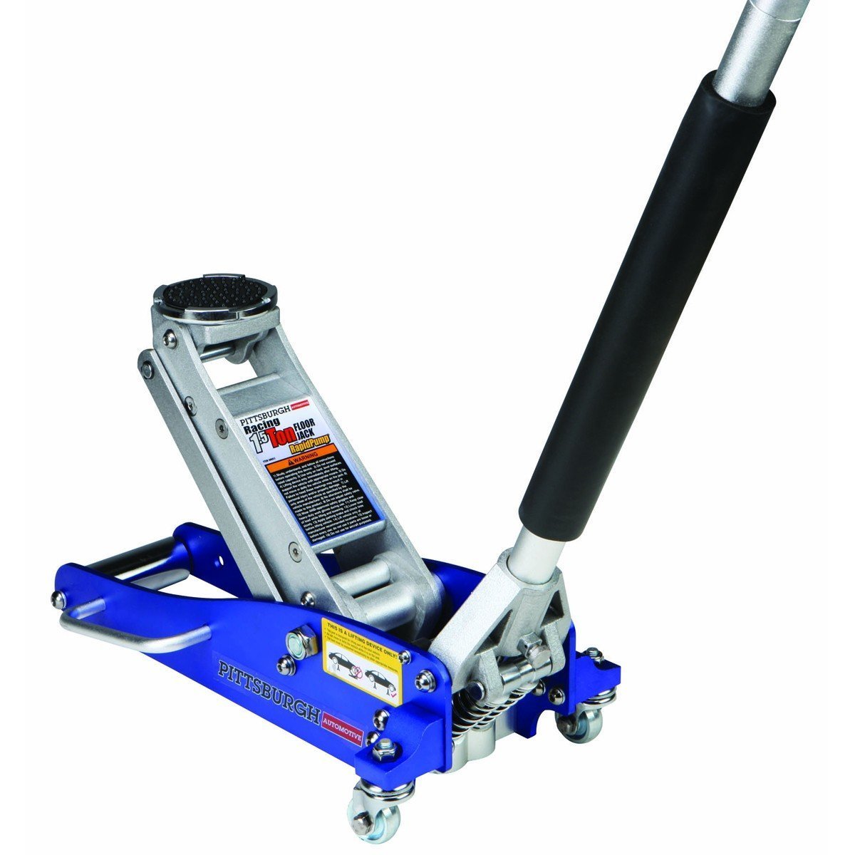 Pittsburgh Automotive 1.5 Ton Aluminum Jack Low Profile With Rapidpump