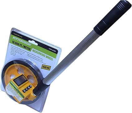 Pittsburgh 10,000 Ft./Meter Digital Measuring Wheel