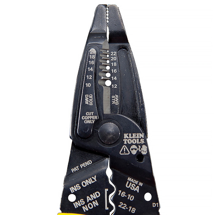 Klein-Kurve Long-Nose Wire Stripper, Wire Cutter, Crimping Tool