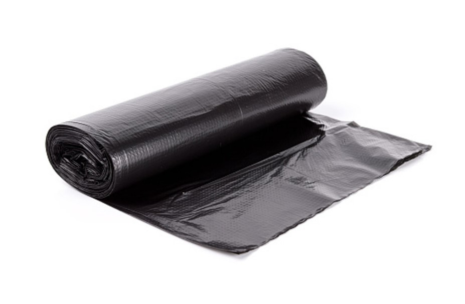 Clean Life Garbage Bags 50 Pcs Per Roll (Black) (S)
