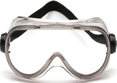 5 Inch Chemical Splash Pyramex Goggles