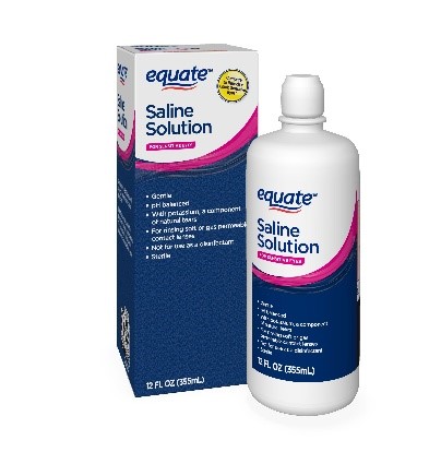 Saline Solution Contact Lens