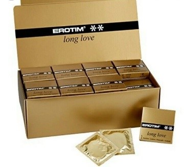 Erotim Condom LongLove Stud/rib