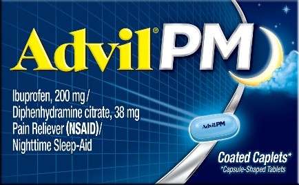 Advil PM Caps tablets  238mg