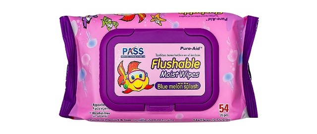 Pass Flushable Handy Wipes