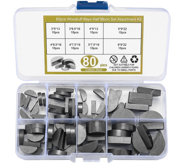 Wood Ruff Key Assortment
