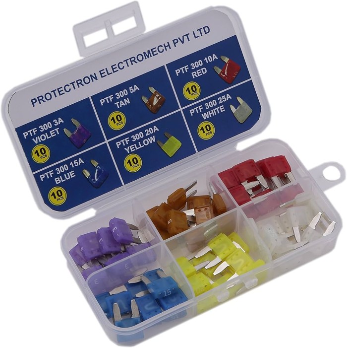 Atm Mini Blade Fuse 60Pc