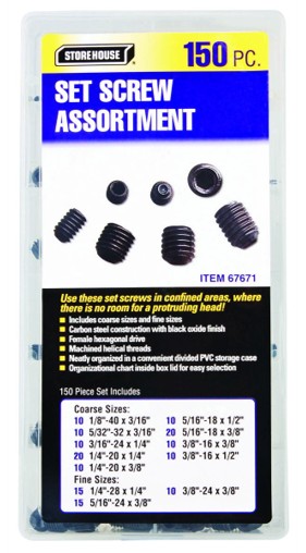 Screw Assortment 150Pc