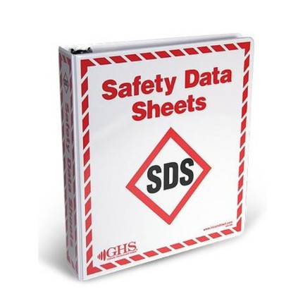 Large SafetyData Sheet Binder with A-Z Divider