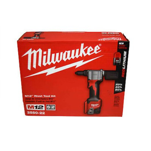 Milwaukee 2550-22 M12 Rivet Tool Kit