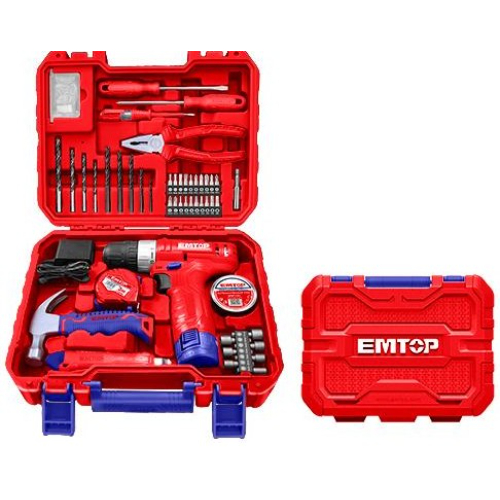 Emtop EEDK08801 88-Piece Household Tool Set