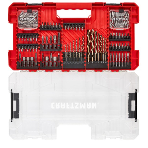 Craftsman Translucent and Red Tool Kit