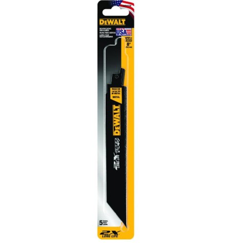 DeWalt 8-Inch Metal Cutting Saw Blades – 5-Pack