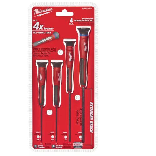 Milwaukee MT200-4 4-Piece Screwdriver Set