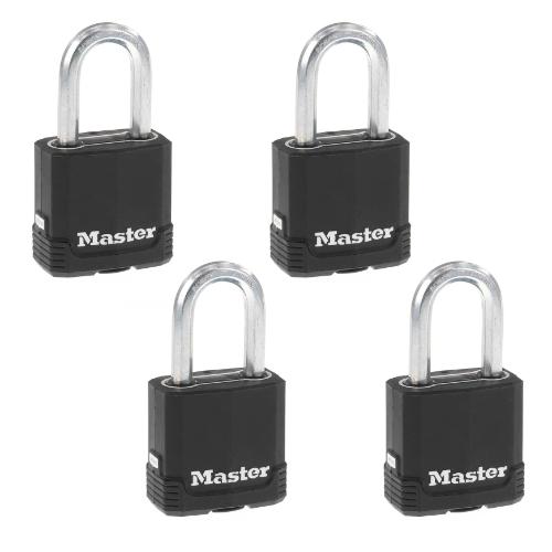 Master Lock M1XQLF Magnum Padlock – 4-Pack