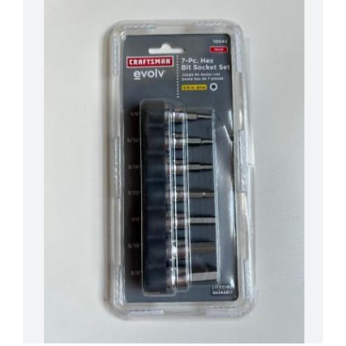CRAFTSMAN EVOLV 7-Piece SAE Hex Bit Socket Set
