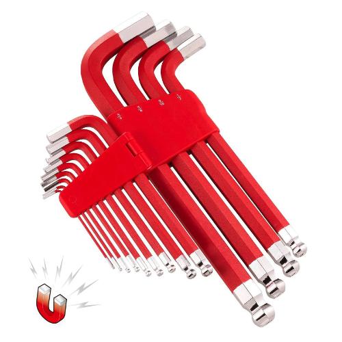 ARES 13-Piece Extra-Long Ball End Hex Key Set