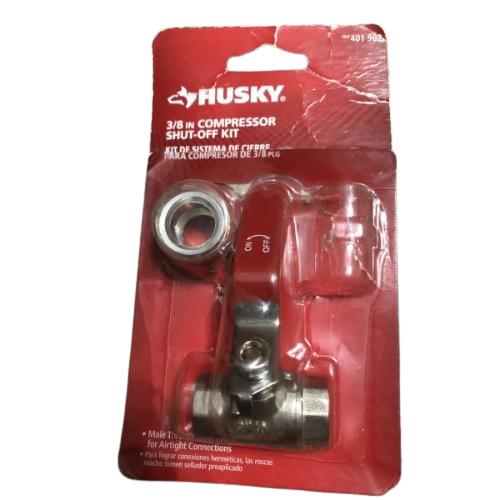 Husky Compressor Setup with Shut?off Valve & Adapters
