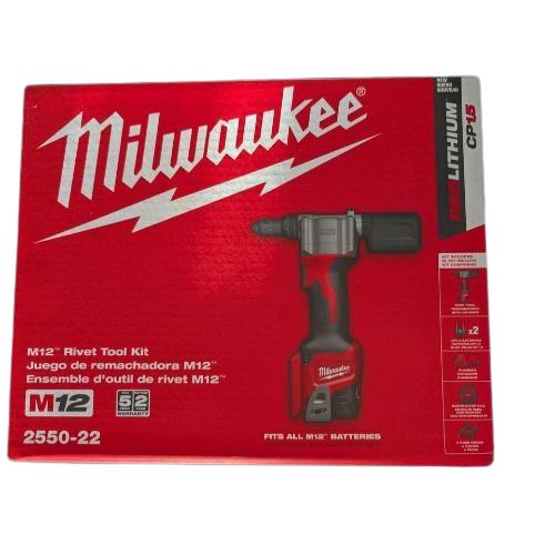 Milwaukee M12 Rivet Tool Kit(2550?22)