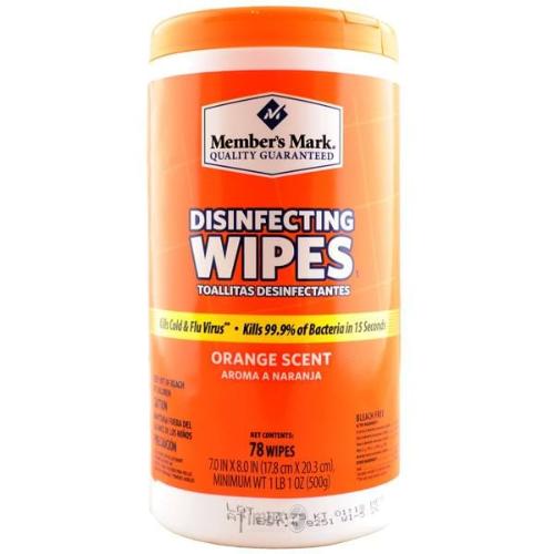 Member’s Mark Orange Disinfecting Wipes