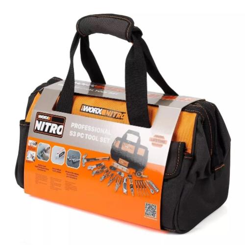 Worx NITRO 53-Piece Professional Tool Set with Bag