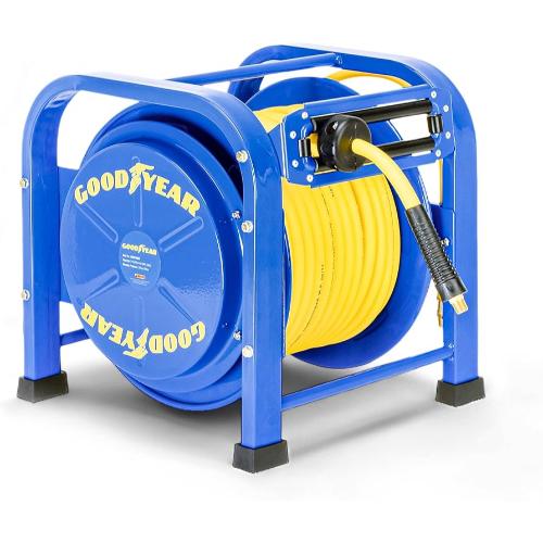 Goodyear Spring-Driven Retractable Air Hose Reel