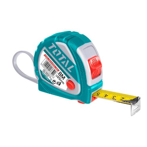 TOTAL 8m x 25mm Steel Measuring Tape