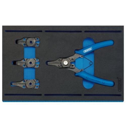 Draper Tools63196 Interchangeable Circlip Plier Set