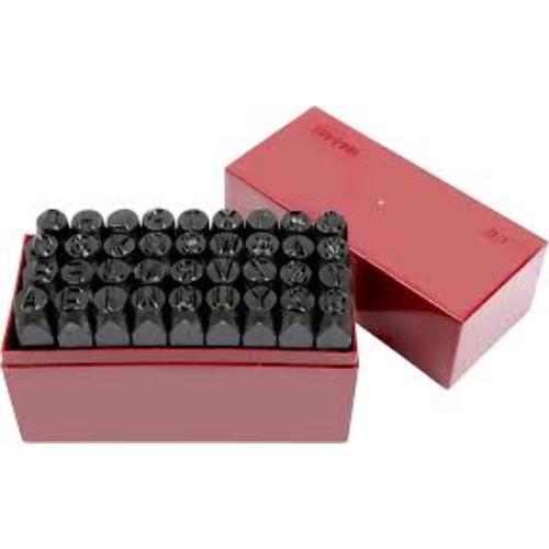 VCT 36-Piece 3/8" Letter and Number Stamp Set