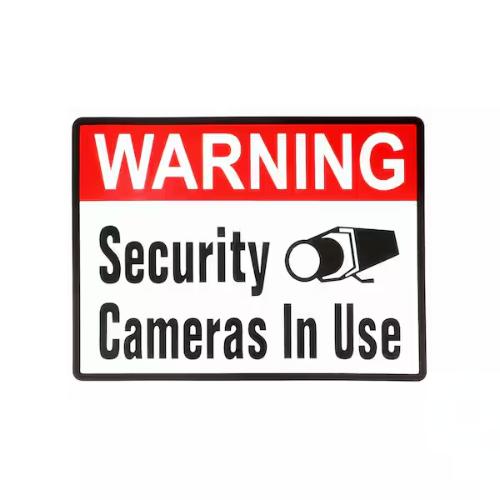 Everbilt 10" x 14" Security Camera in Use Sign