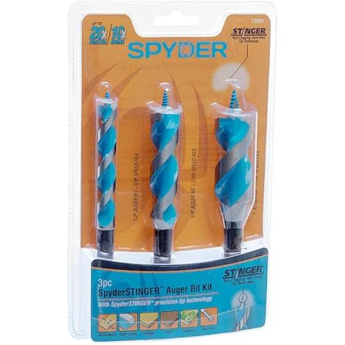 Spyder Auger Drill Bit Kit