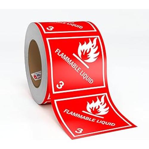 Flammable Liquid Hazard Class Sticker