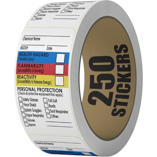 SDS/MDS Safety Sticker