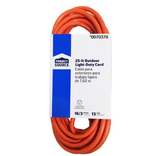 Outdoor Light Duty Extension Cord