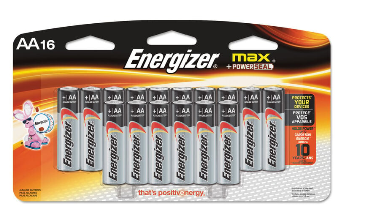Aa 16 Energizer Max [1 Pack 16 Per Pack]
