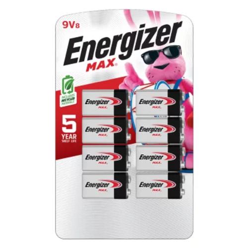Energizer Max 9V (8-Pack)