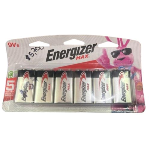 Energizer Max 9V (6-Pack)