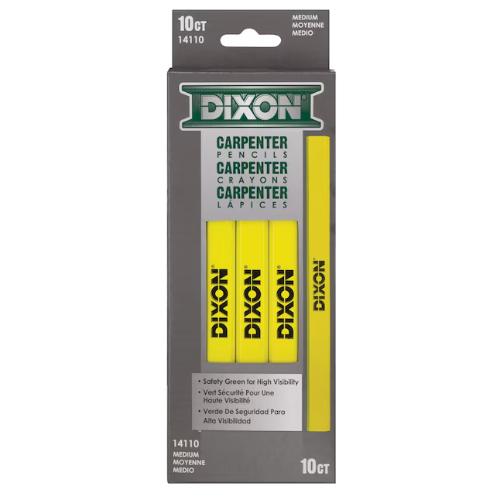 10-Count Yellow Carpenter Pencils