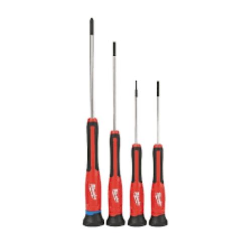4-Piece Milwaukee Precision Screwdriver Set