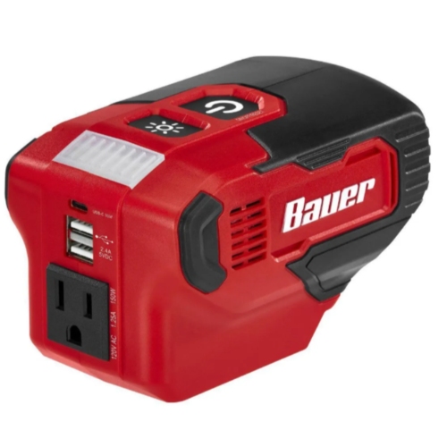 Bauer 190 Watt Power source battery inverter