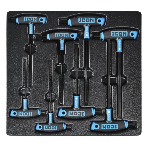 Icon Professional High Torque T-Handle Hex Key Set