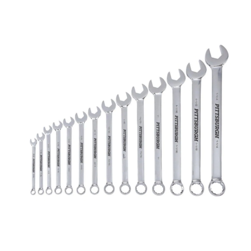 Pittsburgh 14pc V-Groove Combination Wrench Set